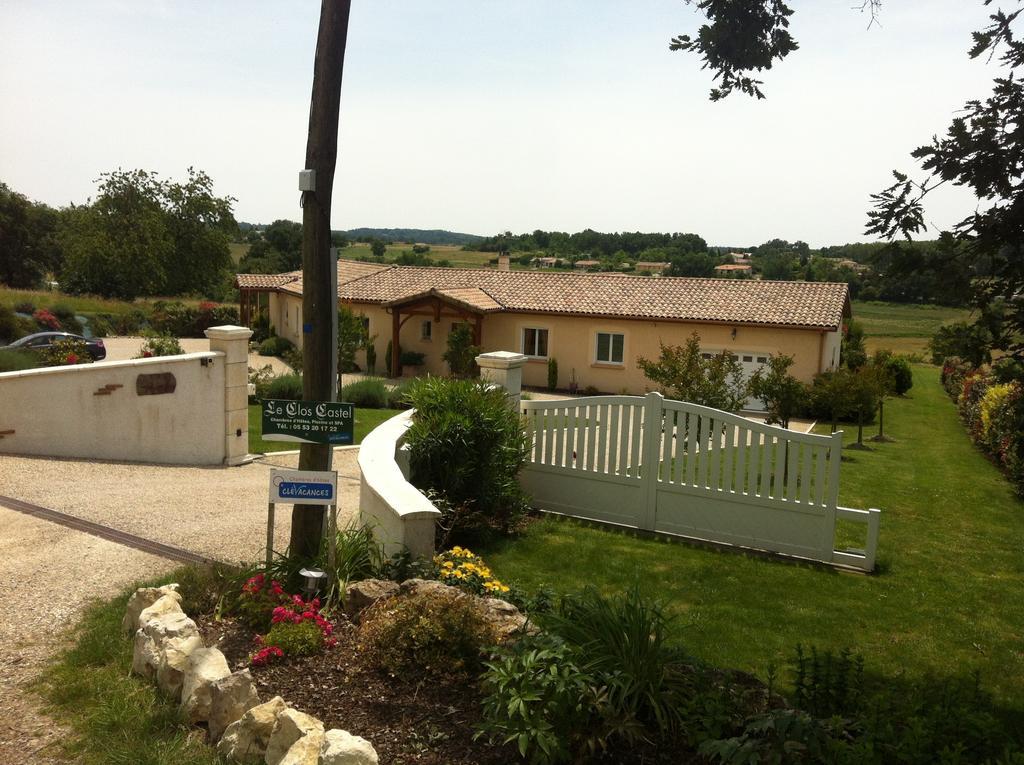 Le Clos Castel - Gite Equipe Casteljaloux Exteriör bild